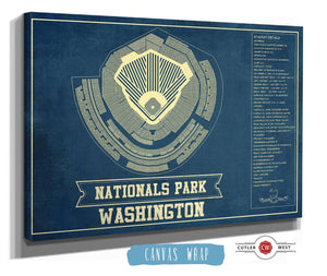 Cutler West Washington Nationals - National Park Vintage Stadium Print
