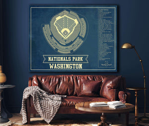 Cutler West Washington Nationals - National Park Vintage Stadium Print