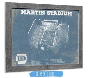 Cutler West Washington State Cougars Martin Stadium Vintage Art Print