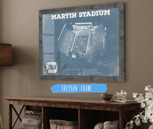 Cutler West Washington State Cougars Martin Stadium Vintage Art Print