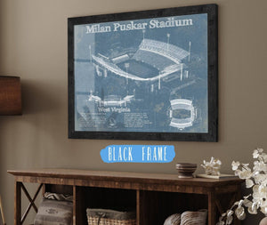 Cutler West West Virginia Mountaineers - Mountaineer Field at Milan Puskar Stadium Blueprint
