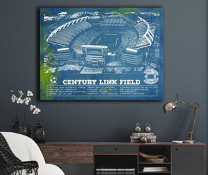 Cutler West Williams-Brice Stadium Art - South Carolina Gamecocks - Vintage Blueprint Art Chart
