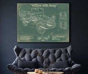 Cutler West Willys MB Military Jeep Army Truck Original Patent Print