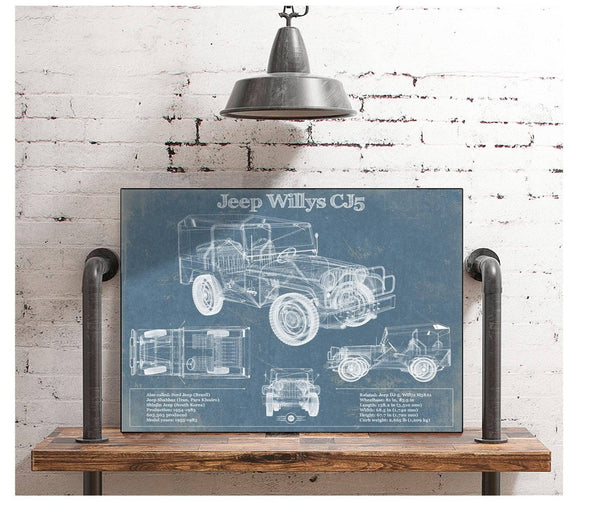 Cutler West Willys MB Military Jeep Army Truck Original Patent Print