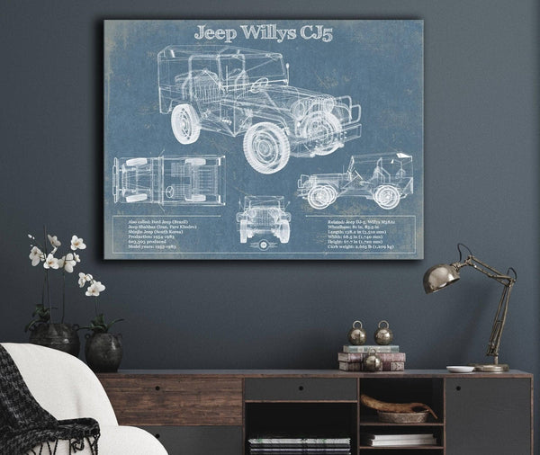 Cutler West Willys MB Military Jeep Army Truck Original Patent Print