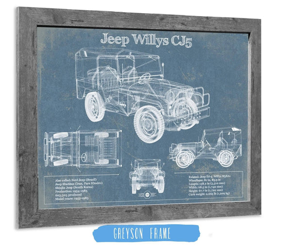 Cutler West Willys MB Military Jeep Army Truck Original Patent Print