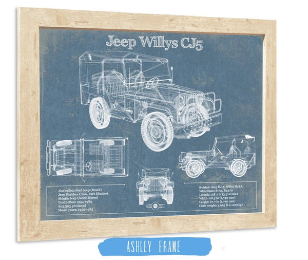 Cutler West Willys MB Military Jeep Army Truck Original Patent Print