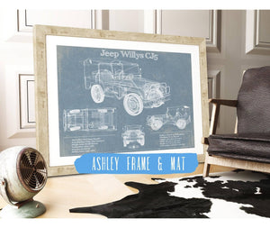 Cutler West Willys MB Military Jeep Army Truck Original Patent Print