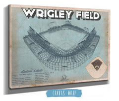 Cutler West Wrigley Field Art- Chicago Cubs Baseball Vintage Print