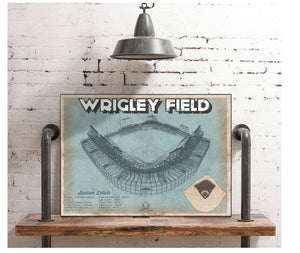 Cutler West Wrigley Field Art- Chicago Cubs Baseball Vintage Print