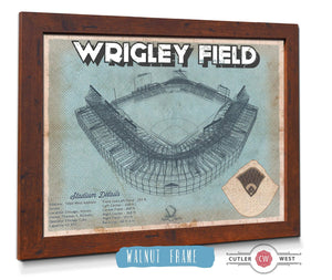 Cutler West Wrigley Field Art- Chicago Cubs Baseball Vintage Print