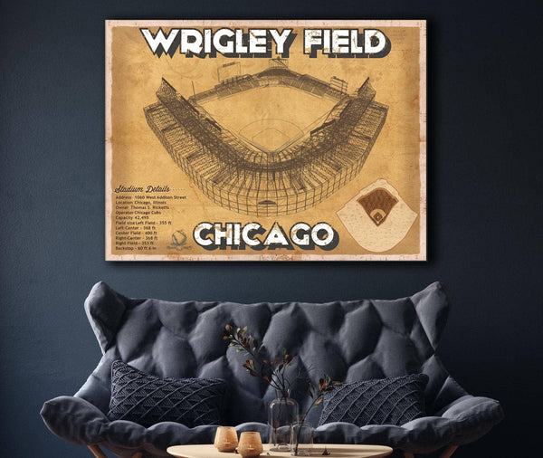 Cutler West Wrigley Field - Chicago Cubs Baseball Print