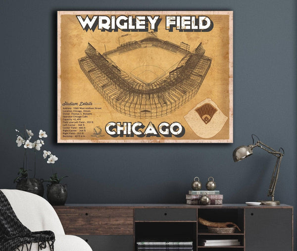 Cutler West Wrigley Field - Chicago Cubs Baseball Print