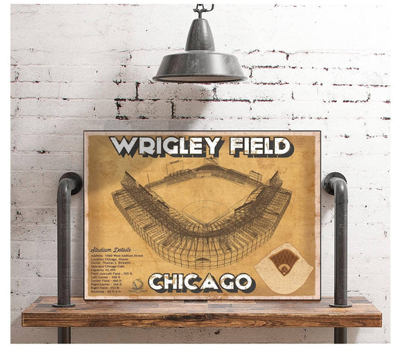 Cutler West Wrigley Field - Chicago Cubs Baseball Print