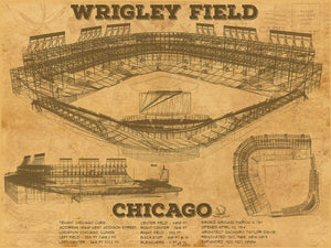 14" x 11" / Unframed Cutler West Wrigley Field Print - Chicago Cubs Baseball Print