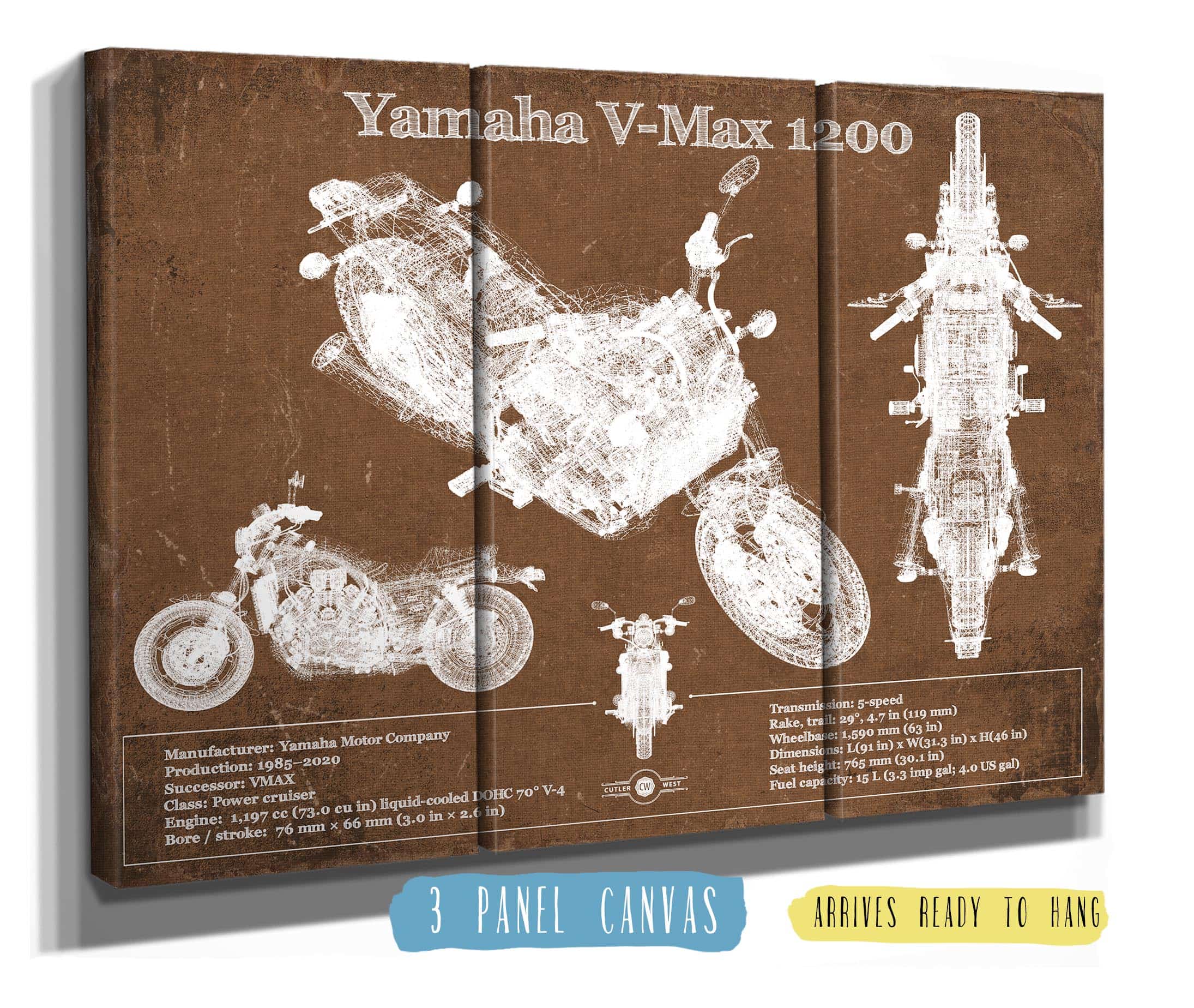 Yamaha V-Max 1200 Blueprint | Cutler West