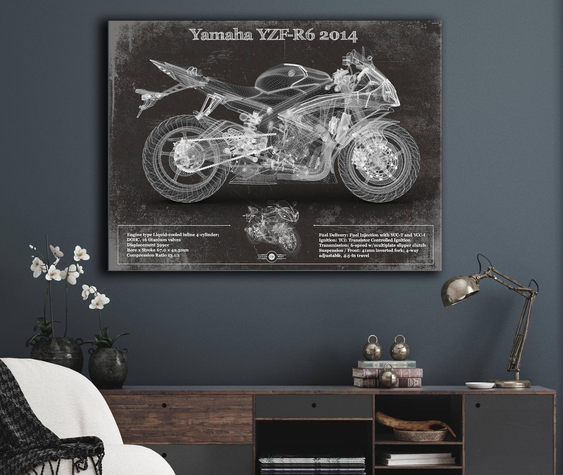 Yamaha YZF-R6 2014 Blueprint | Cutler West