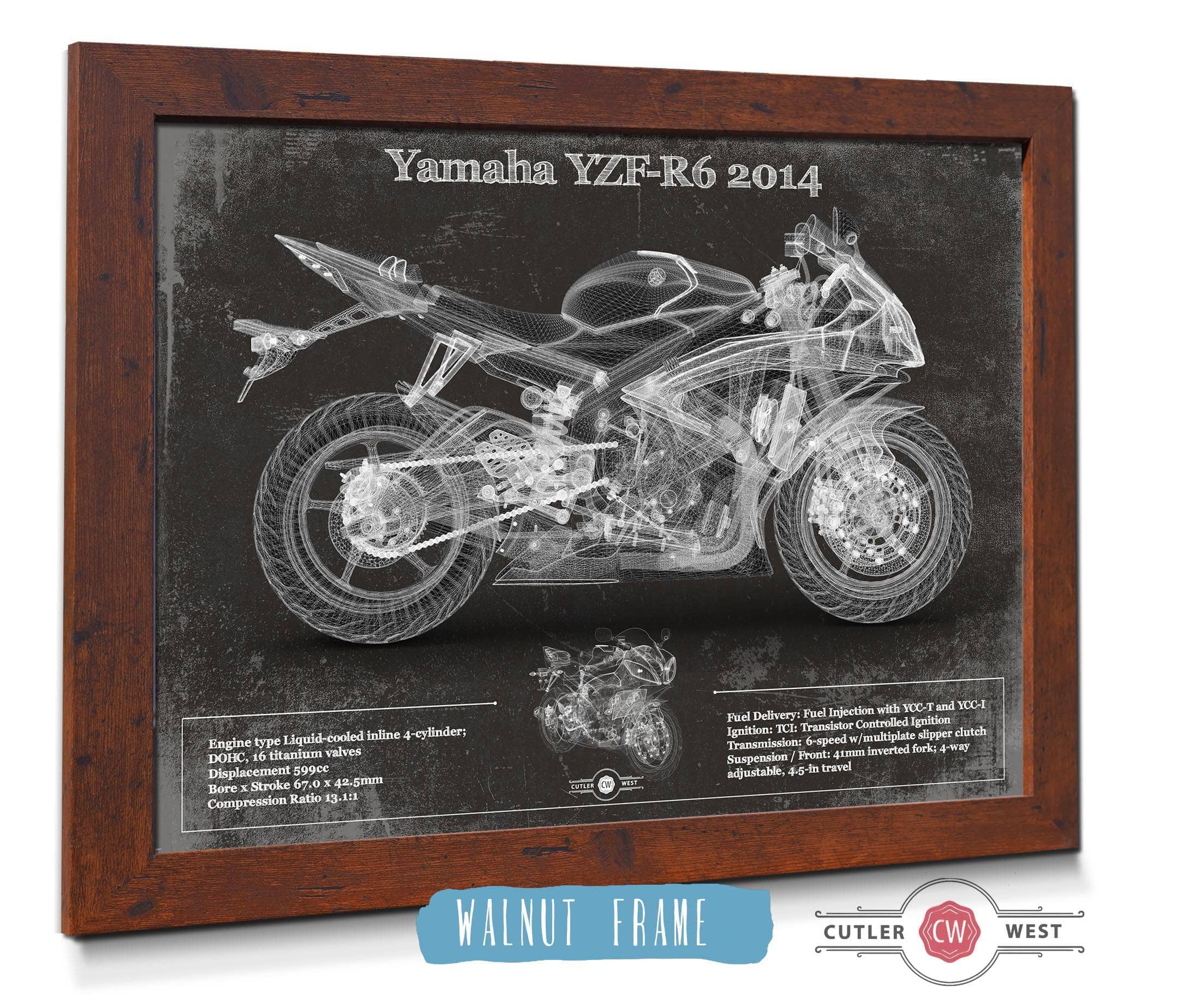 Yamaha YZF-R6 2014 Blueprint | Cutler West
