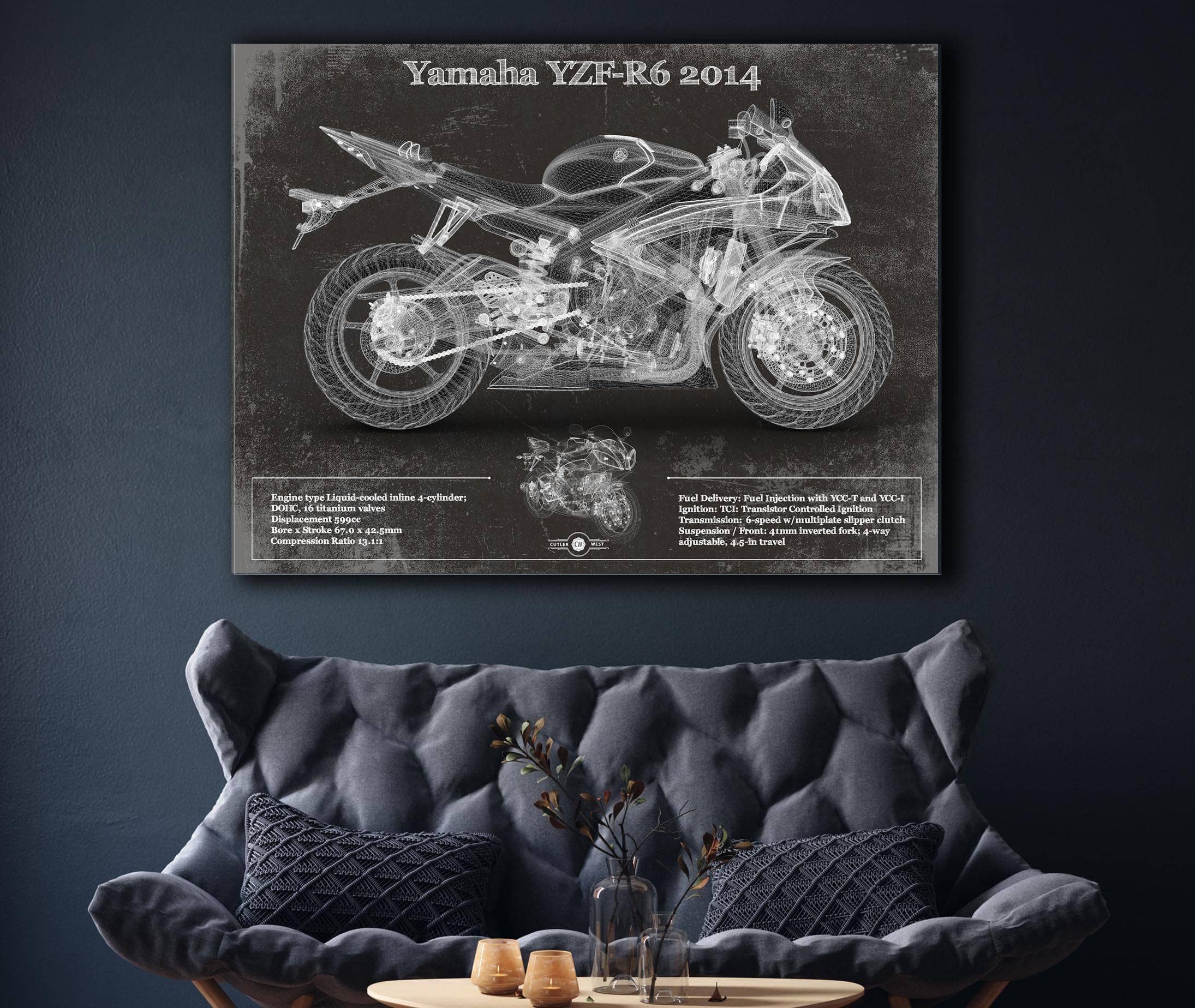 Yamaha YZF-R6 2014 Blueprint | Cutler West