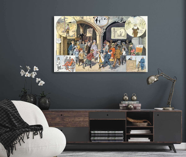 Cutler West Young America And The Moving Picture Show by Louis Glackens