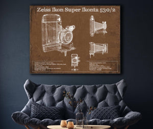 Cutler West Zeiss Ikon Super Ikonta 530/2 Camera Patent Print
