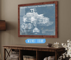 Cutler West Zombie Apocalypse Survival Vehicle Original Patent Print