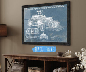 Cutler West Zombie Apocalypse Survival Vehicle Original Patent Print