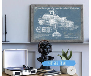 Cutler West Zombie Apocalypse Survival Vehicle Original Patent Print